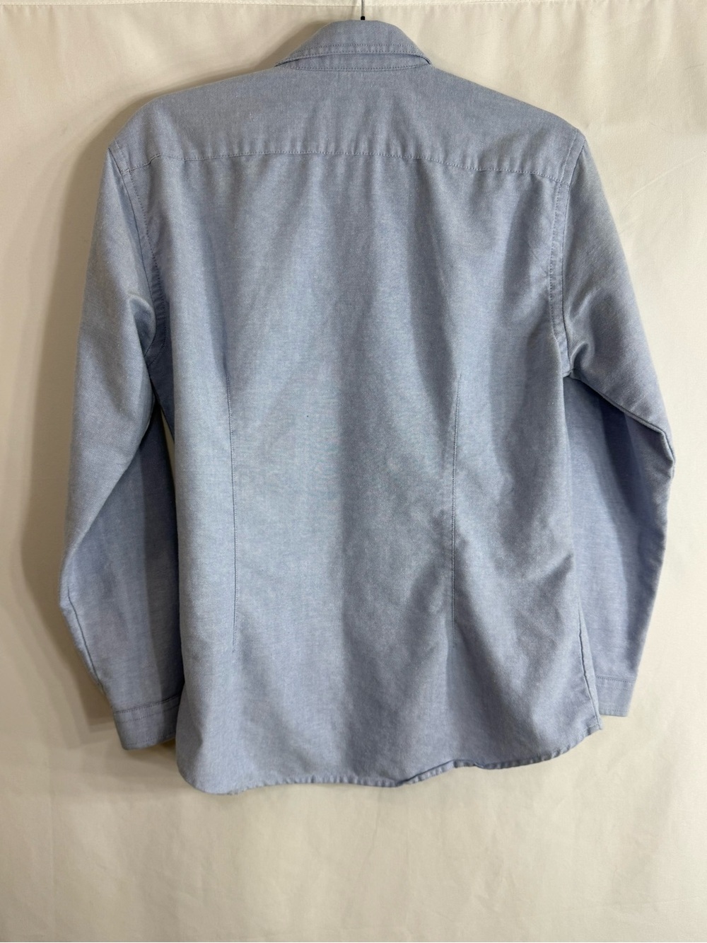 Parker Women’s Light Blue Oxford Cotton Blend Button Down Shirt, Size S - Picture 6 of 6
